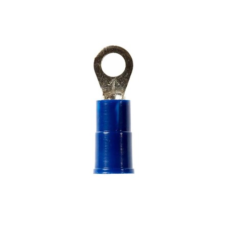 3M Scotchlok Ring Vinyl Insulated, MV14-6R/SX, standard-style ring tongue fits around the stud, 100PK 7000133331